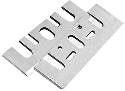 (2 Sätze/4 Stück) 3-1/4 82 x 29 x 3 mm Elektrische HSS Hobelmesser Klingen Holzbearbeitungswerkzeuge für Makita/für Hitachi,für Hitachi,4 Stück