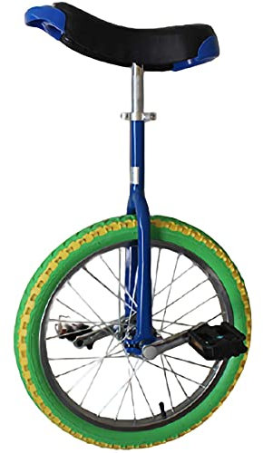 Einrad-Rad mit farbigen Reifen, ein leichtes Werkzeug für akrobatische Fahrräder, Balance-Einrad (Farbe: gelb, Größe: 45,7 cm) langlebig
