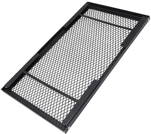 Barbacoa plegable para hoguera, resistente al agua, color a altas temperaturas, parrilla ligera para pinchos de terraza (barbacoa plegable con tenedor)