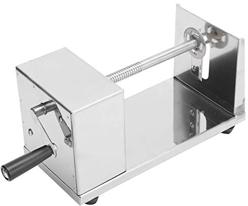 Affettatrice per Patate, Spiralizzatore Verdure con Acciaio Inox Antiscivolo per Patate Zucchine Carote Ristorante Casa
