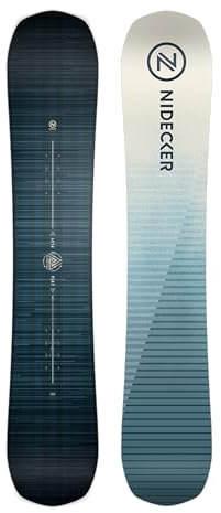 Nidecker Play – Einsteiger All-Mountain Snowboard, fehlerverzeihend und leicht - Größe 156W