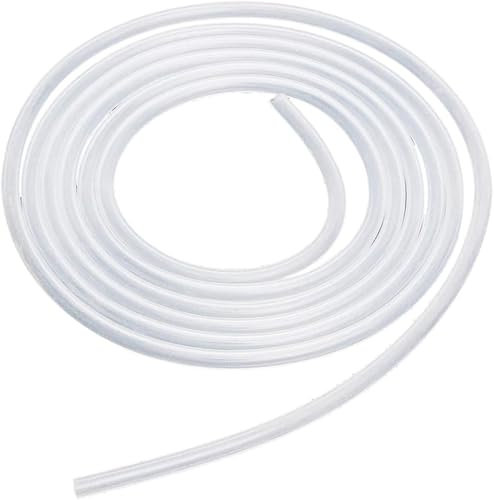 Bewässerungsschlauch aus Silikon, Silikonschlauch 14 mm Innendurchmesser x 18 mm Außendurchmesser, 3,28 Fuß, flexibler Silikonkautschukschlauch, Wasser-/Luftschlauch, klar, for Pumpenübertragung