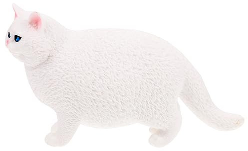 GARVALON Kurzhaarkatze Figurine Dekorative Tierfigur Für Kinderzimmer Und Garten Detailreiche Simulation Sichere Und Langlebige Gestaltung