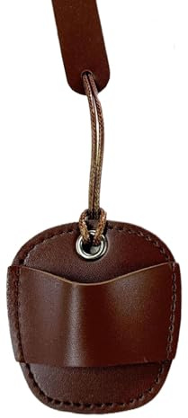 Generisch Sangle à lunettes, porte-lunettes en cuir - Lanière élégante - Housse de lunettes de soleil légère et portable pour hommes et femmes, marron, Siehe Beschreibung