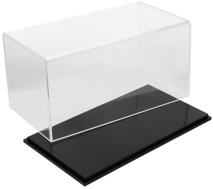 1: 65 Acryl Fahrzeugmodell Vitrine für Sammler und Spielzeug | Staubgeschützt, Stabil und Leicht, zur Aufbewahrung und Präsentation, Kompakte Ausführung