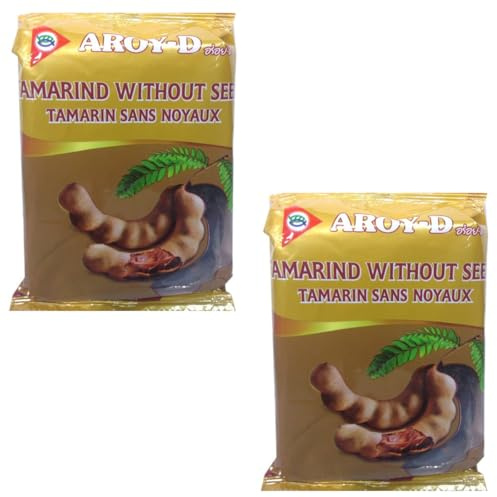 Pack 2x Pulpa de Tamarindo AroyD 454 g | Pulpa Natural | Ideal para Salsas, Postres y Cocina Asiática | Sin Conservantes | 908g Total | Producto Premium