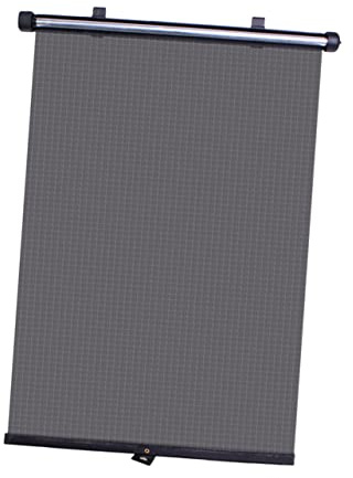 STOBAZA Automatic Retractable Car Roller Shade Mesh Sunshade for Side Window UV Protection Screen with Quick Storage Easy Installation Insulation for Vehicles