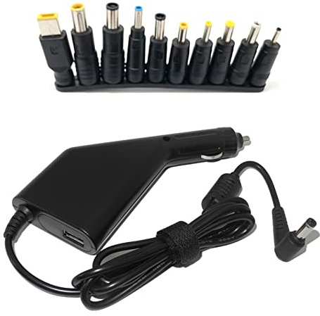 Multi-tipo 19V 4.74A 45W-65W-90W Alimentatore Caricabatteria da Auto Adattatore per Laptop Con USB 5V 2.1A Per Tablet & Telefoni Laptop Adattatore di Alimentazione