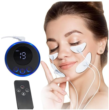 AILEDA Electric Facial Massager, Microcurrent Facial Device, 8 Modes Face Lifting Instrument with Patch Pads, for Slimming and Liftingnjo Toning Devices