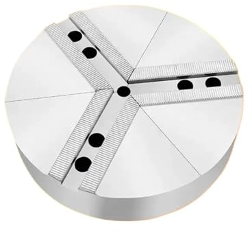 Placa frontal del torno Garras hidráulicas de 5 pulgadas con forma de abanico y 3 mordazas blandas(5 inch 80mm high)