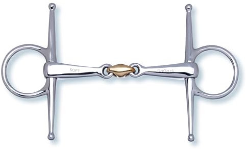 Stübben Gebiss 2273 Schenkeltrense 2 in 1-14,5 cm - 16 mm - Sweet Copper Mittelstück
