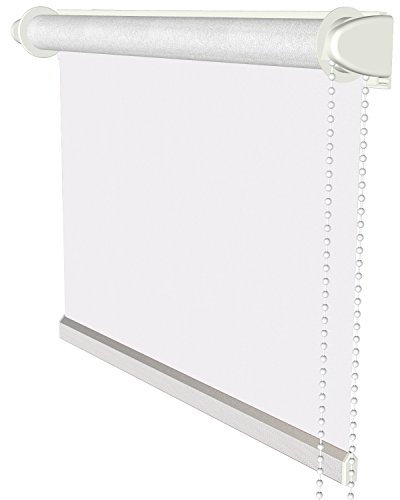 Flairdeco Klemmfix Seitenzugrollo / Thermorollo / Verdunkelungsrollo, 60 x 175 cm, Weiß