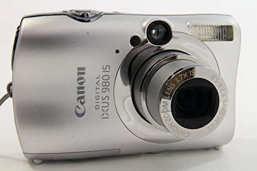 Canon Digital IXUS 980 IS - Cámara Digital compacta (Pantalla de 6,4 cm (2,5 Pulgadas), 14 MP, Zoom óptico de 3,7 aumentos) Plata