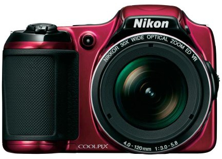 Nikon Coolpix L819 Appareil photo numérique compact 16,8 Mpix Ecran 3 Zoom optique 30x Rouge