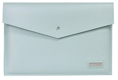 LaoZan 11-15 Pouces Housse pour Ordinateur Portable Sacoche en faux cuir pour Ultrabook Netbook Tablette 12 vertH