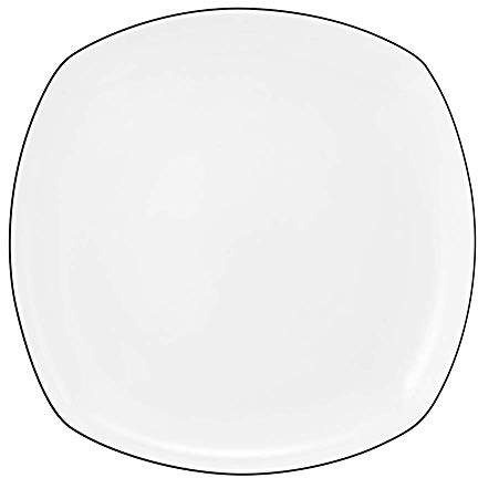 Seltmann Lido - Platos llanos (26 cm, 6 unidades), color negro
