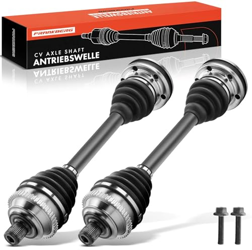 Frankberg 2x Antriebswelle Achswelle Mit ABS Ring Vorderachse | Kompatibel mit Transporter IV Bus 70B 70C 70J 70K 7DB 7DC 7DJ 7DK Transporter IV Kasten 70A 70H Replace# 7D0407271A