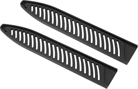 PATIKIL 2 Stück 210x33mm Messerschutzhülle für 203mm/8 Schnitzmesser, Universal Messerscheide aus PP Kunststoff Klingenschutz Messerhülle für Küchen Haushalt Hotel Esszimmer, Schwarz