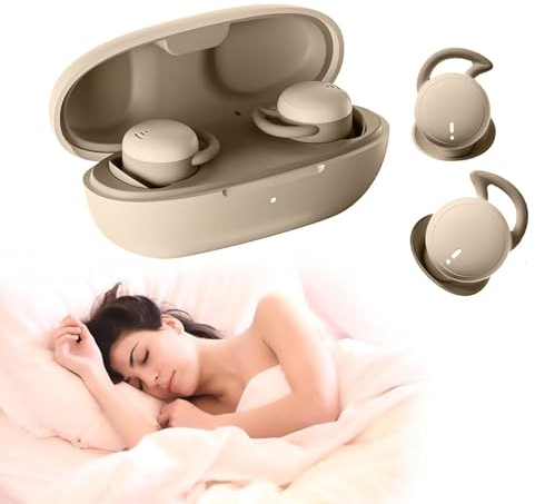 In Ear Kopfhörer Bluetooth kabellos für Seitenschläfer Mini klein Kopfhörer zum Schlafen in Ear Sleep Earbuds Ohrhörer für kleine Ohren unsichtbare kleinste Schlafkopfhörer Noise Cancelling Headphones