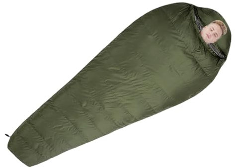 Goowafur Daunenschlafsack Für Den Winter,Schlafsack Für Kaltes Wetter, Winter War Für Outdoor Camping,Wasserdichter Camp-Schlafsack Für Kaltes Wetter