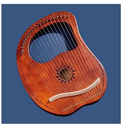 16/19/21/24 Saiten Lyra Lyra Harfe Holz Mahagoni 21 Saiten Harfe Musikalisches Anfängerinstrument Lyre ?Harfe für Anfänger