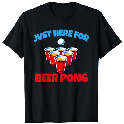 Bierpong-Trinken, College-Party, Beerpong T-Shirt