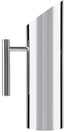 Stainless Steel Water Jug, 1.5L Metal Pitcher with Ice Guard | Shatterproof cold beverage server, ergonomic handle for easy pouring, brushed for home kitchen, restaurant