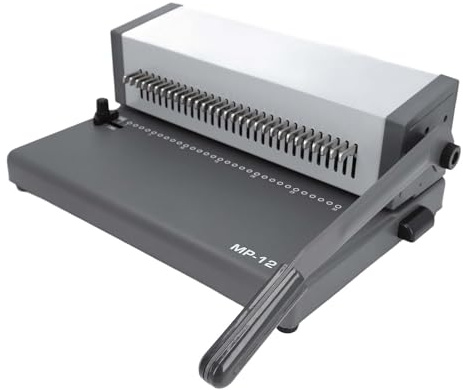 Spiralbindemaschine, Spulenbindemaschine, 30 Löcher, 5,5 Mm Durchmesser, 2,5 Mm, 4,5 Mm, 6,5 Mm Ränder, Spiralbindungsmaschine, Bindemaschine für Papier Im Format Letter A4 und A5