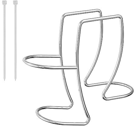 Komdndht Washing Machine Drain Hose Holder, Adjustable Drain Hose Holder Clamp Hook Hose Guide Clip Fits All Drain Hose Easy to Use