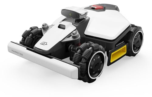 MAMMOTION LUBA mini AWD 1500 Mähroboter ohne Begrenzungskabel, NetRTK+Vision, Keine RTK-Antenne erforderlich, Auto-Kartierung, Empf. 1500m², Max. 1800m², mit 4G-Modul, 80% Steigung