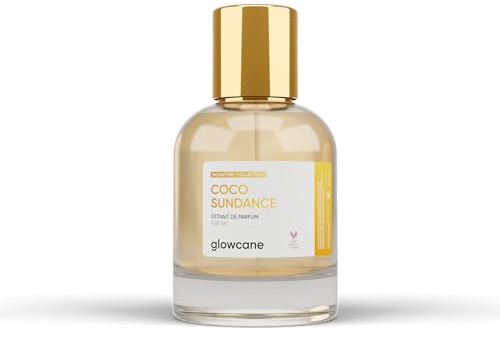 glowcane Coco Sundance Extrait de Parfum Damen | Kokos Vanille Duft | mit maximal erhöhter Duftöl Konzentration | Langanhaltender Duft | Geschenke für Frauen | Tierversuchsfrei & Vegan