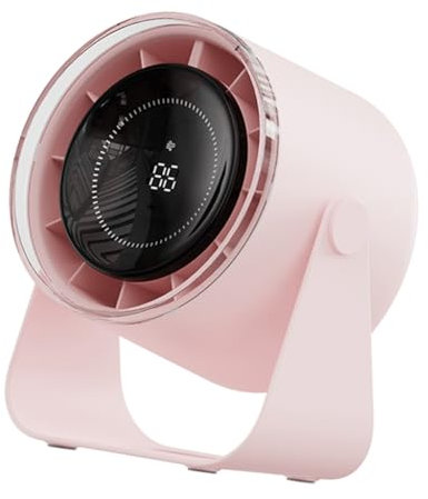 divuukyi Ventilador de escritorio de velocidad ajustable, recargable, USB, ventilador de mano, ventilador de batería de 3600 mAh, flujo de aire refrescante de 3600 mAh