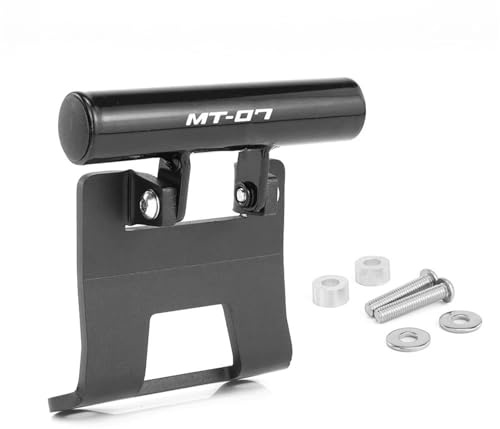 Soporte para Teléfono Móvil con Navegador GPS para Motocicleta para MT-07 2023-2024 para Manillar para Smartphone Soporte para Teléfono(Negro 5)
