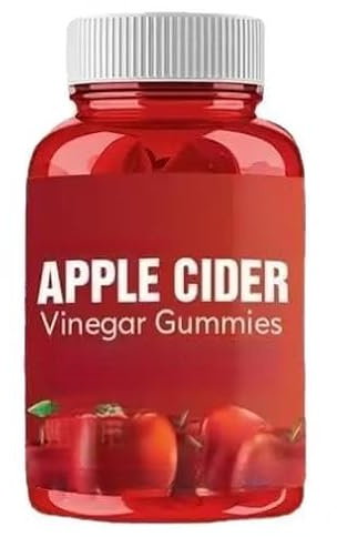Gummies au vinaigre de cidre de pomme - Soutient l'immunité, la digestion et la désintoxication - Sans OGM - Végétalien