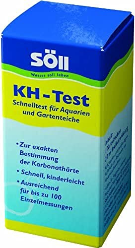 Söll 81359 KH-Test, 20 ml - Test zur Wasseranalyse, exakte Messung der Karbonathärte (KH-Wert), für Aquarien, Gartenteich Fischteich Schwimmteich
