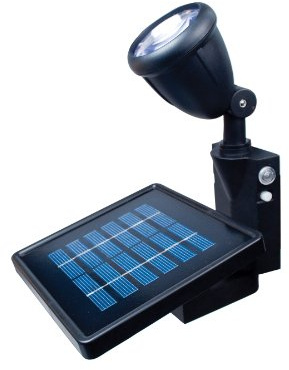 MAXSA 40334 Solar Powered Dusk to Dawn Bright LED Flag Pole Outdoor Light with Mount and Directional Focus, Fits 1-4 Flagpoles, Black