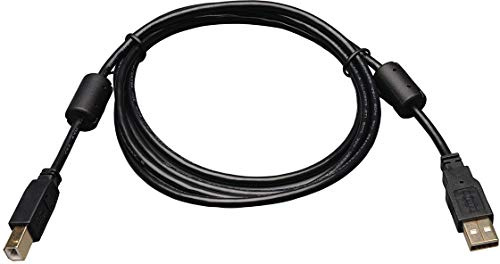 Tripp Lite USB 2.0 Hi-Speed A/B Cable with Ferrite Chokes (M/M) 3-ft. (U023-003)
