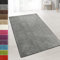 casa pura Teppich Wohnzimmer Grau Flauschiger Teppich 66x100cm Läufer, weicher Wohnteppich Deko für Schlafzimmer, Kinderzimmer, Flur mit antirutsch Unterseite, Shaggy Hochfloor Barcelona