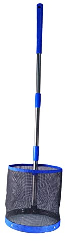 Harilla Ramasseur de Balles de Tennis, Capacité de Ramassage de 140 Balles, Sac de Rangement Durable, Récupérateur de Balles pour Pratiquer L'accessoire, Rama, Bleu
