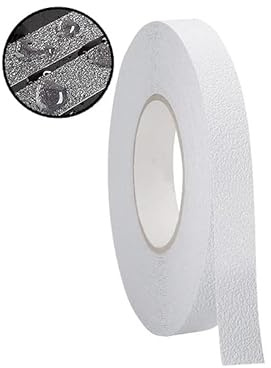 Virsus Rotolo Nastro Autoadesivo Antiscivolo 1918TR, colore Trasparente, nastro impermeabile, facile da tagliare, alta aderenza, sicurezza su scale, superfici inclinate e scivolose (19mmx18mt)