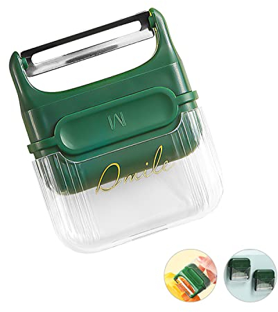 FORTSPANG Pelador - Pelador Universal de Frutas y Verduras - Pelador patatas de doble filo/pendular para pepinos, zanahorias, verduras, etc