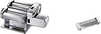 Marcato Atlasmotor Machine à Pâtes avec Moteur & 022501 Linguine Accessoire pour Machine à Pâtes Atlas 150 Acier Gris