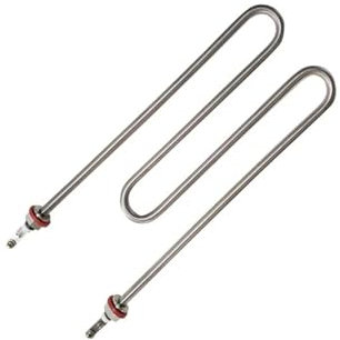 LVSELINGI M Shape SUS304 220V/380V Electric Heating Tube M12 Thread Water Heater Immersion Heating Element Cheerfully(220V 2KW)