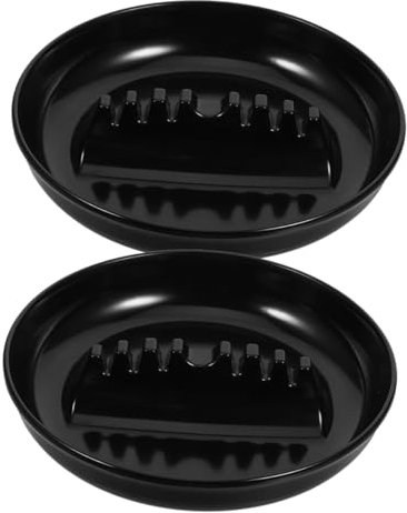 TINEASUR 2pièces Cendrier Voiture Rond Compartiments Plastique Cendrier Auto Intérieur Accessoire Voiture Élégant Pour Cigare