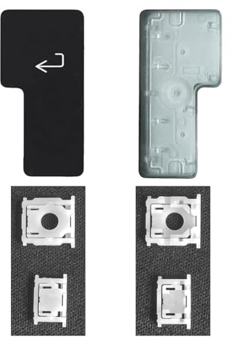 CTBDZ Individual Key Cap with Hinge Replacement for MacBook Pro (M1 M2) A2141 A2251 A2289 A2338 A2442 A2485,Replace for MacBook Air A2179 A2337 A2681 Keyboard Keycap (Enter Key)