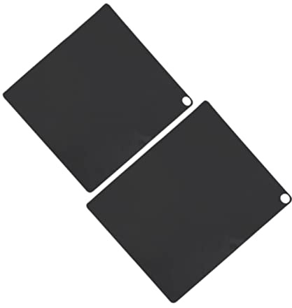 TOPPERFUN 1set Silicone Induction Cooktop Mats Heat Resistant Washable Cooker Pads for Kitchen Living Room Lightweight 2pcs