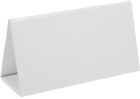 Gatuida Tischkarten Rohling 88x160mm Abwischbar Faltbar Aus Kunststoff Wiederverwendbar Für Büro Klassenzimmer Sitzplätze