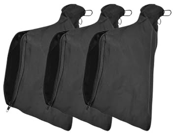 Lot de 3 housses de protection pour scie à onglet, sac de collecte de poussière avec fermeture éclair, sacs à poussière pour rabot, sac léger, outil anti-poussière pour scie à onglet