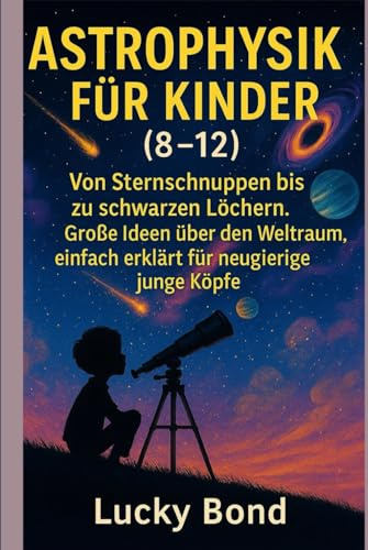 ASTROPHYSIK FÜR KINDER (8-12): Von Sternschnuppen bis zu schwarzen Löchern. Große Ideen über den Weltraum, einfach erklärt für neugierige junge Köpfe