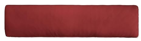 Traumschlaf Feinjersey Seitenschläferkissen Bezug – Weicher Jersey Kissenbezug aus 100% Baumwolle, atmungsaktiv & hautfreundlich, mit Reißverschluss – 40x180 cm, weinrot